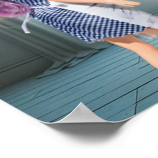 Bereit für den Beginn der Arbeit Poster (Ecke)