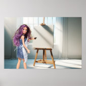 Bereit für den Beginn der Arbeit Poster (Vorne)