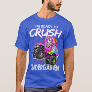 Bereit für den Crush Kindergarten Rosa Einhorn Zur T-Shirt