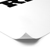 Bereit für den Großen? (Plate Tectonics World Map) Poster (Ecke)