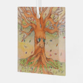 Bereit für den Herbst Ornament Aus Glas (Vorderseite links)