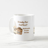 Bereit für den Kaffee mit einem Gnome und einem Be Kaffeetasse (Vorderseite Links)