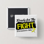 Bereit für den Kampf Ewing Sarcoma Button (Vorne & Hinten)
