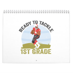 Bereit für den Kampf gegen die 1. Klasse Fußball F Kalender