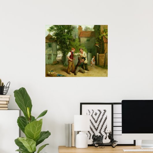 bereit für den Kampf Poster (Heimbüro)