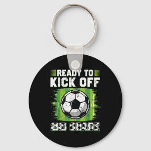Bereit für den Kick-Off der 2. Klasse Fußball Erst Schlüsselanhänger