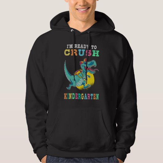 Bereit für den Kindergarten Hoodie (Vorderseite)