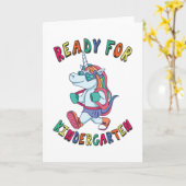 Bereit für den Kindergarten Karte (Gelbe Blume)