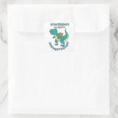 Bereit für den Kindergarten Quadratischer Aufkleber (Tasche)