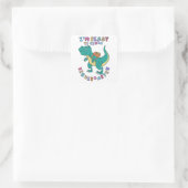 Bereit für den Kindergarten Quadratischer Aufkleber (Tasche)
