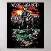Bereit für den Krieg Amon Amarth Retro Young Music Poster (Vorne)