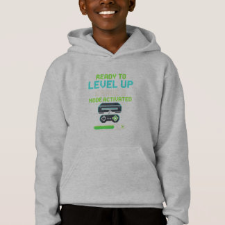 Bereit für den Level Up Kids Hoodie