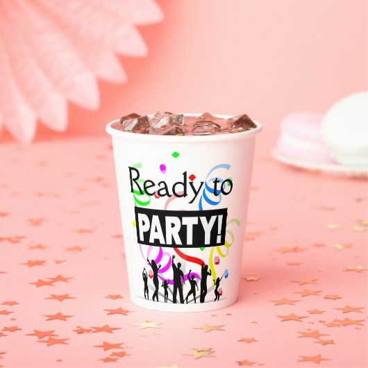 Bereit für den Party Papier Cup Pappbecher (Insitu)
