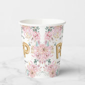 "Bereit für den Pop" Blumenjungen-Balloons Pappbecher (Links)