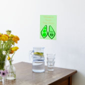 Bereit für den Pop einer Baby-Dusche für Schwanger Foliendrucke (Ablage(Küche))