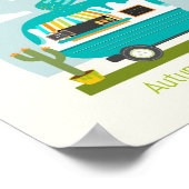 Bereit für den Pop Ice Pop Truck Boy Babydusche Poster (Ecke)