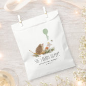 Bereit für den Pop Pilze Igel Babydusche Geschenktütchen (Ausgeschnitten)