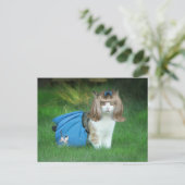 Bereit für den Sockenschlauch! Postkarte (Stehend Vorderseite)