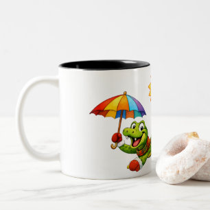 Bereit für den Sommer!!! Zweifarbige Tasse