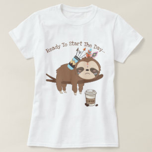 Bereit für den Start in den T - Shirt
