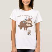 Bereit für den Start in den T - Shirt (Vorderseite)