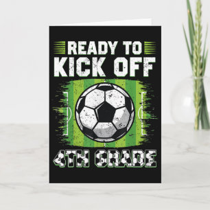 Bereit für den Start in die 4. Klasse Fußball Erst Karte