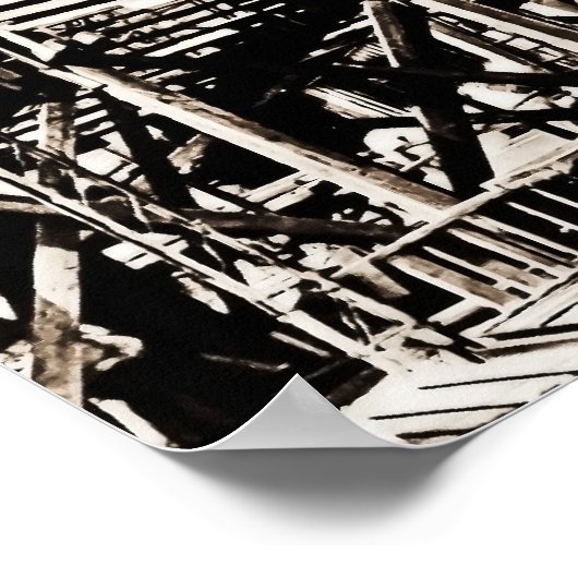 Bereit für den Start Poster (Ecke)