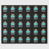 Bereit für den Start von sonnigen Toast Brot Puppe Geschenkpapier (Flach)