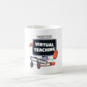 Bereit für den virtuellen Unterricht Kaffeetasse (Mittel)