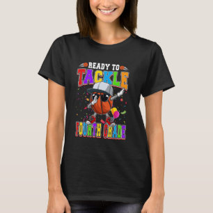 Bereit für die Bewältigung des 4. Grade Basketball T-Shirt