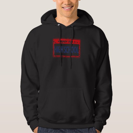 Bereit für die High School zurück zur Schule Fresh Hoodie (Vorderseite)