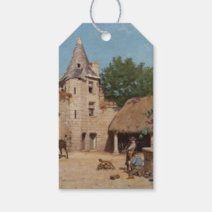 Bereit für die Jagd (mittelalterliche Szene) Geschenkanhänger