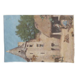 Bereit für die Jagd (mittelalterliche Szene) Kissenbezug