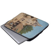 Bereit für die Jagd (mittelalterliche Szene) Laptopschutzhülle (Vorne Knopf)