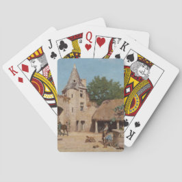 Bereit für die Jagd (mittelalterliche Szene) Spielkarten