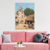 Bereit für die Jagd (von Paul Peel) Leinwanddruck (Insitu (Wohnzimmer))