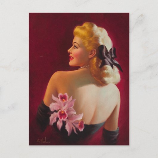 Bereit für die Liebe Postkarte (Vorderseite)