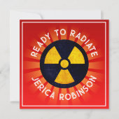 Bereit für die Radiographie Einladung (Vorderseite)