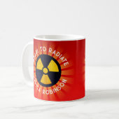 Bereit für die Radiographie Kaffeetasse (Vorderseite Links)