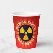 Bereit für die Radiographie Pappbecher (Vorderseite)