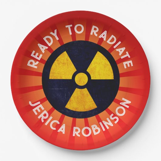 Bereit für die Radiographie Pappteller (Vorderseite)