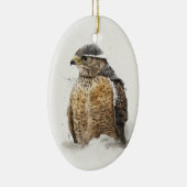 Bereit für die Schnee-Keramik Ornament (Rechts)