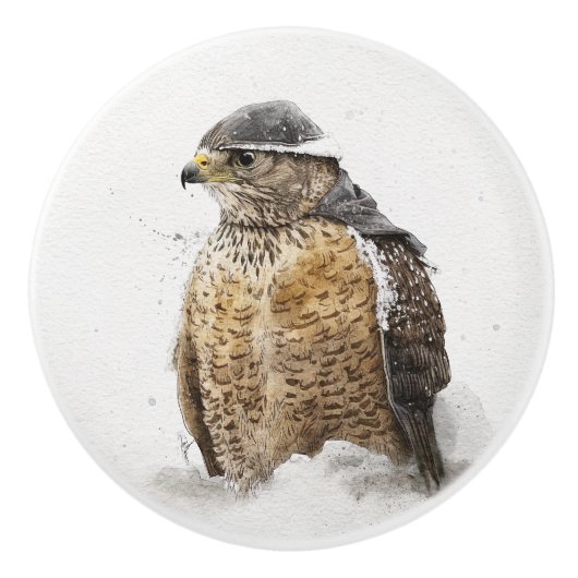 Bereit für die Schneeballknopf Keramik Keramikknauf (Vorderseite)