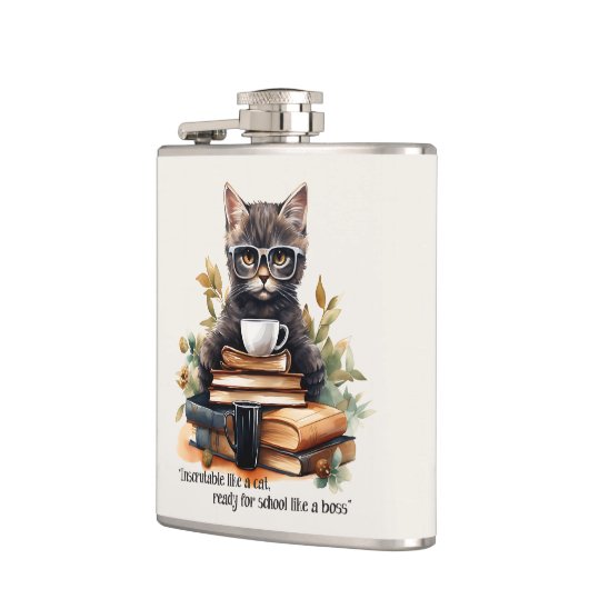 Bereit für die Schule wie ein Boss Flachmann (Links)