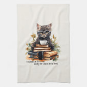 Bereit für die Schule wie ein Boss Geschirrtuch (Vertikal)