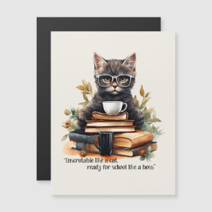 Bereit für die Schule wie ein Boss Magnetkarte