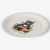 Bereit für die Schule wie ein Boss Pappteller (Schrägansicht)