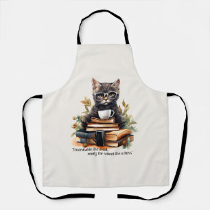 Bereit für die Schule wie ein Boss Schürze