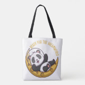 Bereit für die Traumwelt Hallo kleine Panda in PA Tasche (Rückseite)