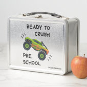 Bereit für die Zerschlagung des Monster Trucks Metall Brotdose (Beispiel)